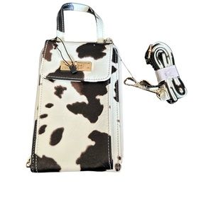 New animal print phone purse